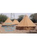 Brown Canvas Bell Tent - The Ultimate Camping Experience