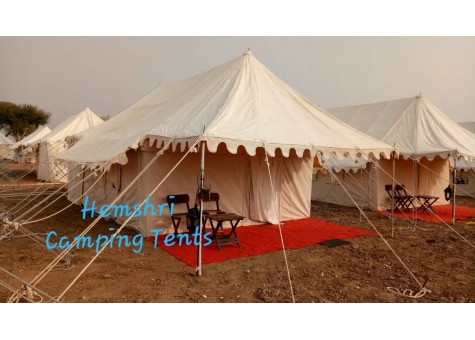 Swiss Tent on Bamboo Poles 