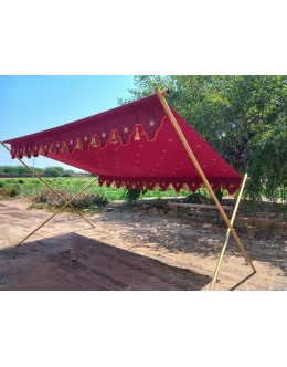 Party Buffet Tent | Poolside Shade Canopy 8 x 12 ft