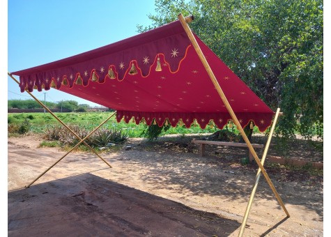 Party Buffet Tent | Poolside Shade Canopy 8 x 12 ft