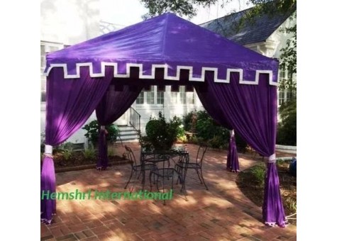 Garden Pergola Canopy Tent w/ Curtains 3 x 3 meter