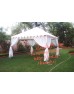 Garden Pergola Canopy Tent w/ Curtains 12 x 12 ft